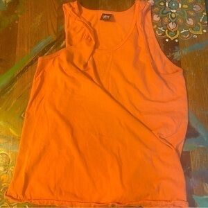 Really Clean Stussy Tank Top Sleeveless T-Shirt Orange Size Medium